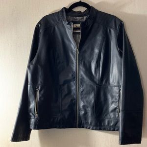 Faded Glory 2X Faux Leather Jacket
